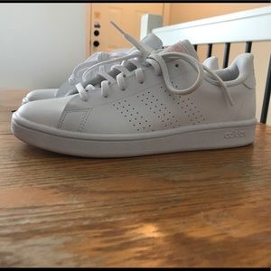 Adidas White & Peach Shoes